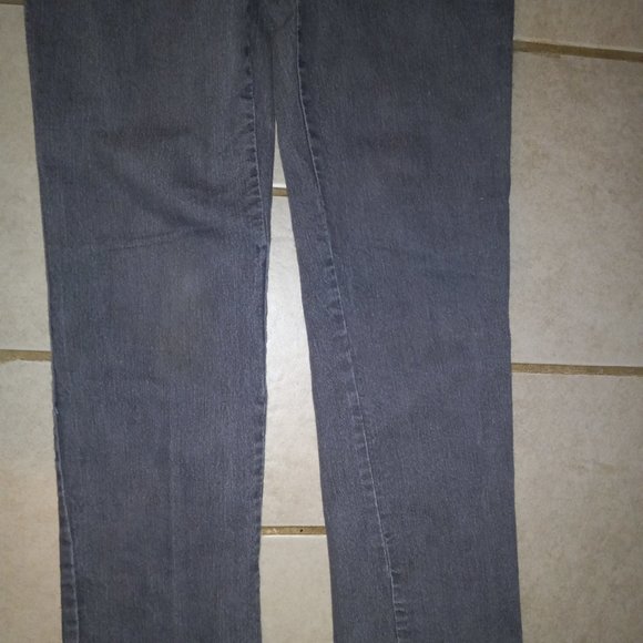 Women's Gloria Vanderbilt Gray Stretch Jeans Size 8 Average Cotton Polyester Spa - Picture 4 of 13